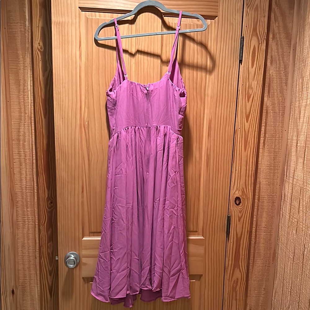 Pinup Couture Pinupgirl Clothing pinup Pink Swing Dress - Picture 4 of 4